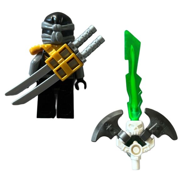 LEGO Minifigure - Cole - Skybound Ghost Head Wrap With Sword njo0201 70604 - Picture 2 of 5